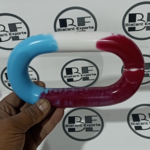 Cadena de Eslabones de Resina Transparente Colorida, Hecha por BE, Decoración para Colgar en la Pared, Proyectos de Bricolaje, Separador de Ambientes Moderno y Ecológico - Product Image 4