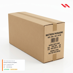 Industrial Protective Corrugated <b>Box</b> for Mattress Packaging - Product Image 1