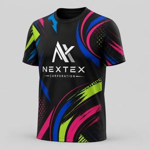 T-shirt de sport Dry Fit personnalisé avec logo, en polyester, impression par sublimation, pour équipe, vente en gros - Product Image 3