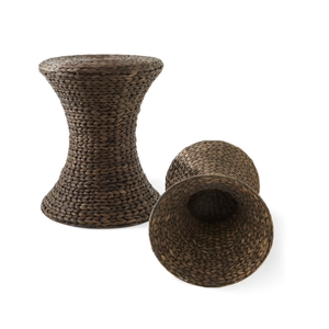 Table d'appoint en jacinthe d'eau écologique en forme de sablier pour chambre, entrée, salon, bureau, en provenance du Vietnam (vente en gros) - Product Image 3