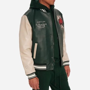 เสื้อแจ็คเก็ตหนัง Avirex USA Varsity รุ่น Retro Bison Patch Bomber - Product Image 2