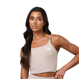 Débardeur de sport pour femme à double bretelle, léger, extensible, respirant, séchage rapide, pour yoga, fitness, entraînement, sans manches, décontracté - Product Image 1