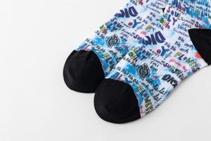 Custom Nylon Spandex Eco-Friendly Digital Print <b>Socks</b> Men Women Soft Comfortable Breathable Stylish Outdoor <b>Running</b> Sport - Product Image 3