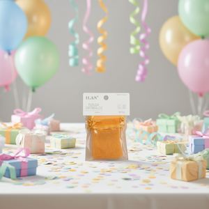 Sacchetti Regalo ILAN 5x7cm Oro 8pz per Bomboniere - Product Image 2