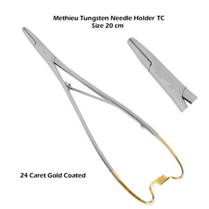 Porte-aiguille orthopédique dentaire en acier inoxydable, forceps de blocage haute résistance, certifié CE Classe I, instruments chirurgicaux généraux - Product Image 3