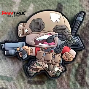 High End Custom PVC <b>Patch</b> Supplier Soft Rubber Embossed Logo <b>Patch</b> for Fashion Brands Uniforms and Workwear - Product Image 3