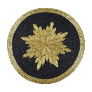 Mantel Individual Decorativo con Diseño de Luna y Cuentas para Mesa de Comedor, Restaurante, Bar, Boda, con Múltiples Cuentas - Product Image 2