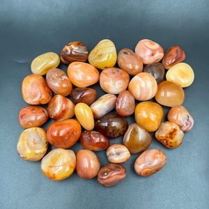 Chakralume Pierres Roulées Naturelles en Cornaline Forme Irrégulière Orange Cristal de Guérison Reiki Méditation Énergie Décoration Vente en Gros - Product Image 4