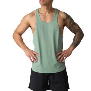 Custom Men Gym Tank <b>Top</b> Breathable Sleeveless Workout Shirt Fitness Running Vest Wholesale OEM ODM Manufacturer - Product Image 3