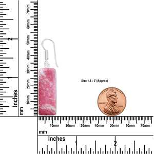 Amuleto Minimalista de Plata con Gema de Tulita Natural de Alta Calidad, Hipoalergénico, Moderno, Regalo de Aniversario para Mujer - Product Image 4