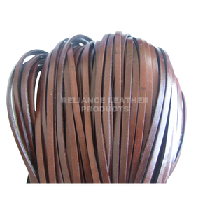 5mm Dark Brown Color Flat <b>Leather</b> Cord <b>Leather</b> Strap for DIY Jewelry & Gift Projects - Product Image 2
