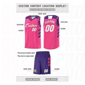 ชุดบาสเก็ตบอลราคาถูกที่สุด ชุดบาสเก็ตบอลแบบซับลิเมชั่นเต็มตัว กางเกงขาสั้น ชุดกีฬาทีม ชุดยูนิฟอร์มซับลิเมชั่น - Product Image 3