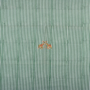 Última colección, estampado de bloques a mano, ligero, rayas verdes, estampado de algodón puro, tela suave para mujer, Material de vestido y ropa - Product Image 3