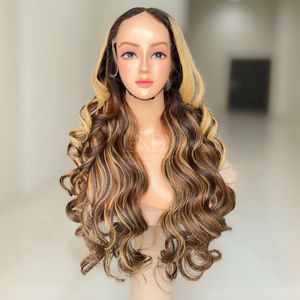 Perruque de Cheveux Naturels Vietnamiens de Qualité Supérieure 100% Cheveux Humains, Perruque Frontale en Dentelle, Cheveux Ondulés - Product Image 1