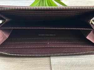 Handcrafted Genuine Leather Tassel Embroidery Button Closure <b>Clutch</b> Western Style Summer <b>Bag</b> Made 100% Premium Leather Wholesale - Product Image 4