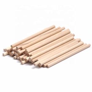 Most Sell 2026 year Unfinished Wooden Dowel Sticks Round <b>Basswood</b> Craft Rods Natural Material DIY Projects Tabletop Decorations - Product Image 1