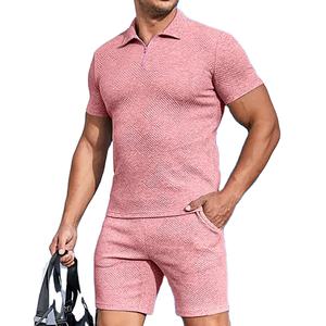 Conjunto de Ropa de Verano para Hombre, Dos Piezas, Camiseta y Pantalones Cortos, Algodón Transpirable, Unisex, Conjunto Personalizado a Juego para Hombre 2026 - Product Image 5