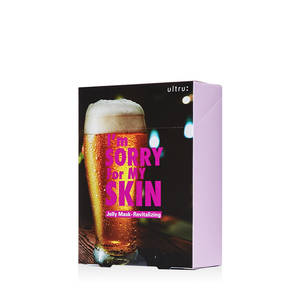 Nutritious I'm Sorry for My Skin Revitalizing Rising Jelly Mask Pack 10 Hojas Paquete Facial de Cerveza - Product Image 1