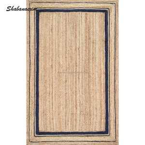 Alfombra de yute India al por mayor, comedor, tamaño personalizado, hecha a mano, Chindi, área de yute, suelo, alfombra bordada, corredor de la India - Product Image 3