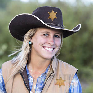 Badges en acier durable au design classique avec fermeture à épingle robuste pour vêtements et sacs - Product Image 5