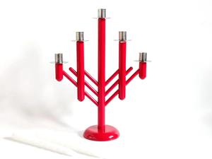 Porte-bougie ovale en bois rouge décoratif fait à la main, support de bougie de luxe pour événements, décoration élégante et contemporaine pour table à manger - Product Image 2