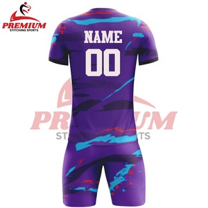 Conjuntos Deportivos Transpirables de Secado Rápido, Nuevo Diseño Personalizado de la Mejor Calidad, Uniforme de Fútbol Unisex, Ropa Deportiva Corta, Servicio OEM - Product Image 5