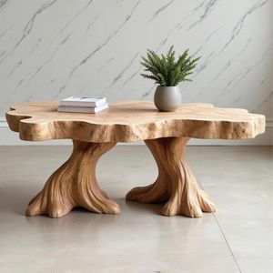 Sống cạnh gỗ cà phê bảng cây thân cây bảng Driftwood điêu khắc nghệ thuật gốc bên bảng mộc mạc đồ nội thất trang trí nội thất - Product Image 1