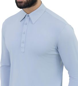 เสื้อโปโลอเนกประสงค์ ดูแลง่าย ไม่ต้องรีด ระบายอากาศได้ดี สวมใส่สบาย เหมาะสำหรับธุรกิจ การเดินทาง การเดินทางประจำวัน และสวมใส่ลำลอง - Product Image 3