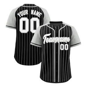 เสื้อเบสบอลแบบสั่งทำพิเศษสำหรับผู้ใหญ่ ยูนิเซ็กซ์ พรีเมียม ปักลายแบบซับลิเมชั่น ระบายอากาศได้ดี แห้งเร็ว ชุดทีมเบสบอล - Product Image 2