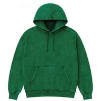 Sweat à capuche personnalisé vintage vieilli pour homme, effet délavé à l'acide, en molleton d'hiver, style streetwear, 100% coton respirant et à séchage rapide