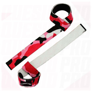 High Quality Strength Cotton Polyester Wrist Wrap Custom Logo Hand Support Wrist <b>Straps</b> for Weightlifting Fitness Gym Training - Product Image 2