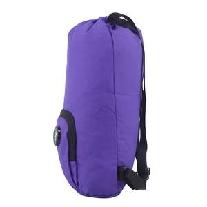 Mochila Morada con Cordón para Natación, Deportes y Playa - Bolsa de Malla con Forro de PVC y Asa - Product Image 6