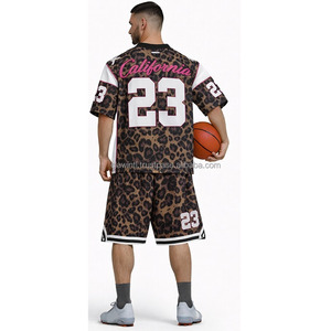 Ventes chaudes, maillots de football américain personnalisés en polyester, taille plus, unisexe, confortables, de haute qualité, chemises rétro à manches courtes - Product Image 4