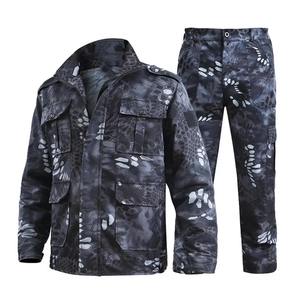Uniformes de exterior de manga larga y pantalones para hombre, uniforme de entrenamiento para exteriores. - Product Image 6