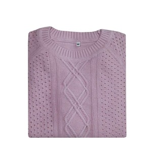 Pull pour femme en coton biologique, tricot doux et chaud, confortable au quotidien, idéal pour l'hiver, commande en gros - Product Image 2