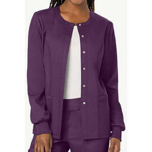 Blouse de travail pour femmes au design luxueux, confortable, respirante, anti-plis, avec logo personnalisé, taille ajustée, sans coutures, pour hôpital - Product Image 1