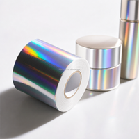 Rouleau de film de marquage à chaud en PET métallisé brossé 64 cm x 120 m pour l'emballage cosmétique, emballage d'exportation