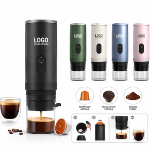 20 Bar Portable Espresso Coffee Maker 3 in 1 Mini Self Heating Coffee <b>Machine</b> USB Rechargeable for Car Travel - Product Image 1