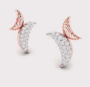 <b>Top</b> Selling Minimalist Lab Grown Diamond <b>Earrings</b> 925 Silver or Fine Jewelry for Engagement Available at Factory Price - Product Image 1