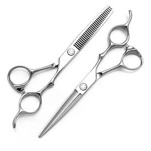 Ciseaux de coiffure professionnels Morje, en acier inoxydable, lame tranchante à 28 dents, pour droitiers, légers, pour cheveux longs - Product Image 6