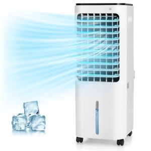 Ventilatore Raffrescatore Evaporativo 4 in 1 con Serbatoio da 12L, 4 Contenitori per Ghiaccio, Condizionatore d'Aria Elettrico Autoportante - Product Image 2