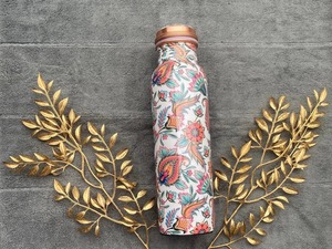 Bouteille d'eau en cuivre FBA, vente chaude, bouteille d'eau en cuivre artisanale, bouteille d'eau en cuivre mat, bouteille d'eau en cuivre pour usage industriel - Product Image 2