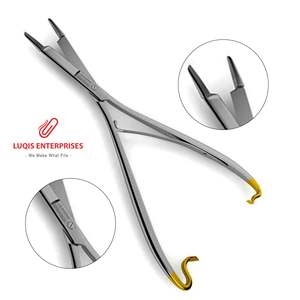 Portaagujas Mathieu Olsen con mandíbula dentada de carburo de tungsteno, instrumento quirúrgico de acero inoxidable, herramienta TC reutilizable - Product Image 1