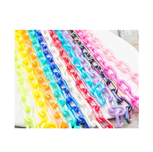 Cadena de eslabones de resina personalizable, decoración para el hogar y la oficina, eslabones multicolor disponibles, cadena de eslabones al mejor precio - Product Image 1