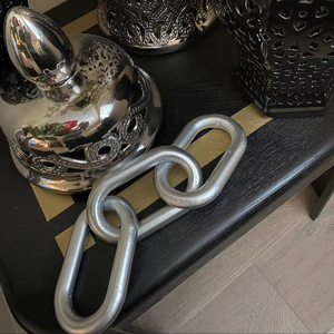 Cadena de eslabones de resina, opciones en oro o multicolor, estilo moderno para regalos, el mejor diseño, precios más bajos - Product Image 1