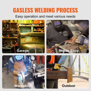 E71T-GS Alambre de soldadura MIG de acero dulce sin gas de 0.035 pulgadas y 10 libras, bajo salpicaduras, para soldadura por arco en todas las posiciones, con núcleo fundente - Product Image 2