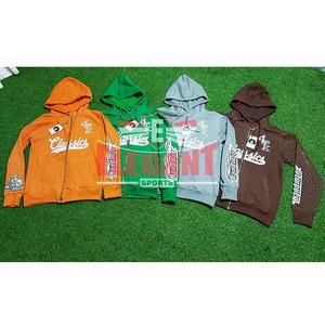 Pullover Rhinestone Hooded <b>Sweatshirt</b> RHINESTONE HOODIE and <b>Sweatshirt</b> <b>Embroidery</b> Design Custom logo Men's <b>Sweatshirt</b> - Product Image 1