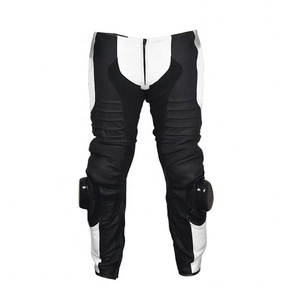 Combinaison de moto en cuir véritable intégral avec protection contre les chocs, coutures doubles renforcées, fermeture éclair durable - Product Image 6