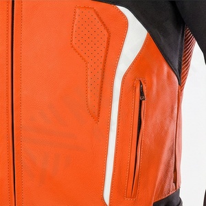Blouson de moto en cuir véritable pour hommes, grande taille, imperméable, coupe-vent, pour l'hiver, vêtements de sport pour la course à moto, le meilleur - Product Image 5