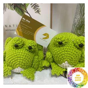 ตุ๊กตาสัตว์ถักโครเชต์น่ารัก งานแฮนด์เมดจากไหมพรม ตุ๊กตารูปสัตว์น่ารักสำหรับขายส่ง ของขวัญ และของตกแต่งบ้าน - Product Image 1